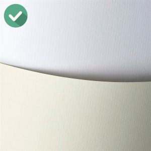 Papier ozdobny Argo A4/120/50szt Laid Biały